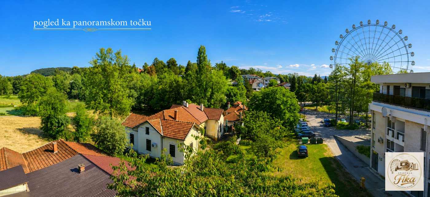 Pogled prema zelenilu i točku