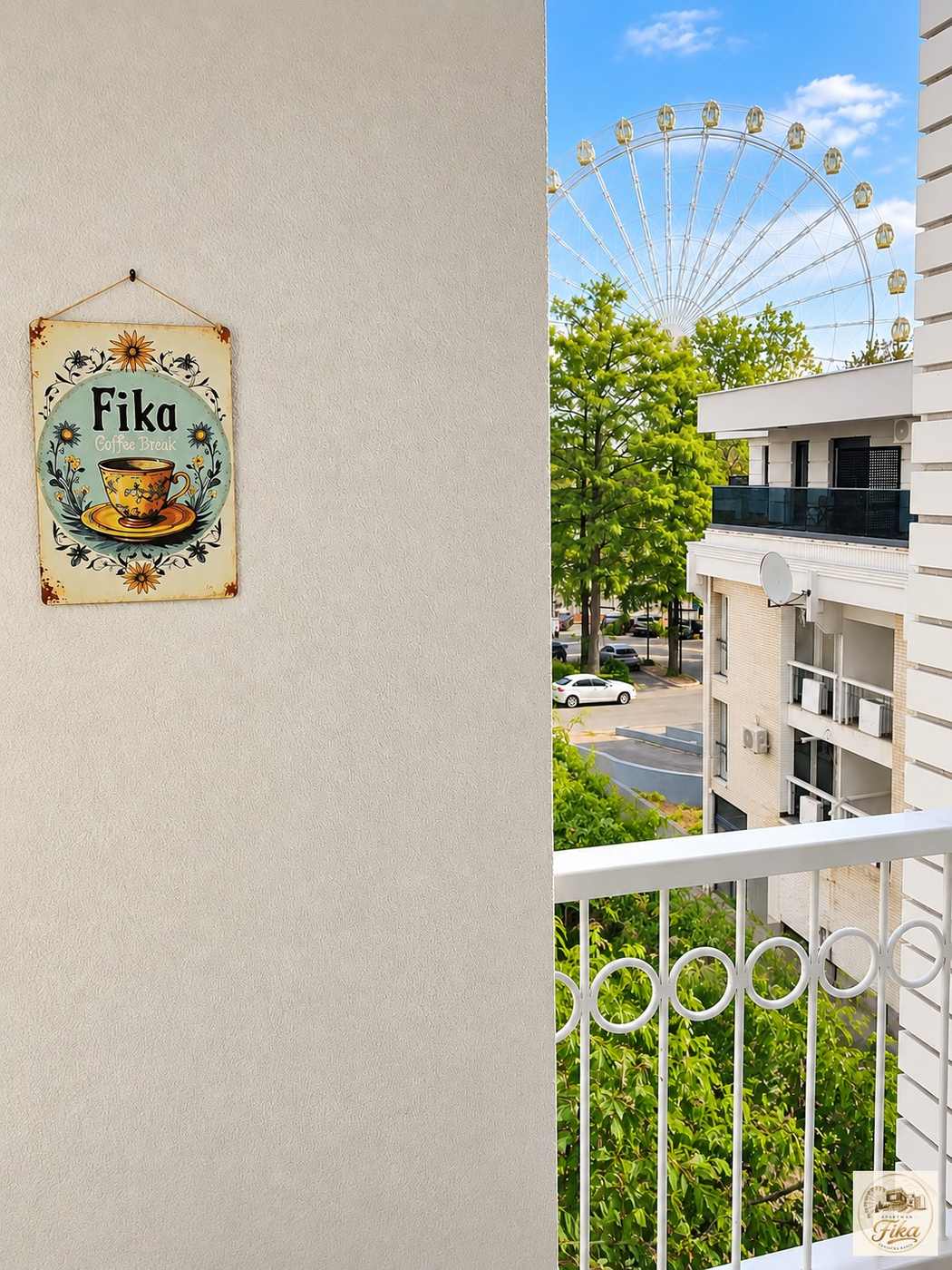 Terasa sa pogledom na točak