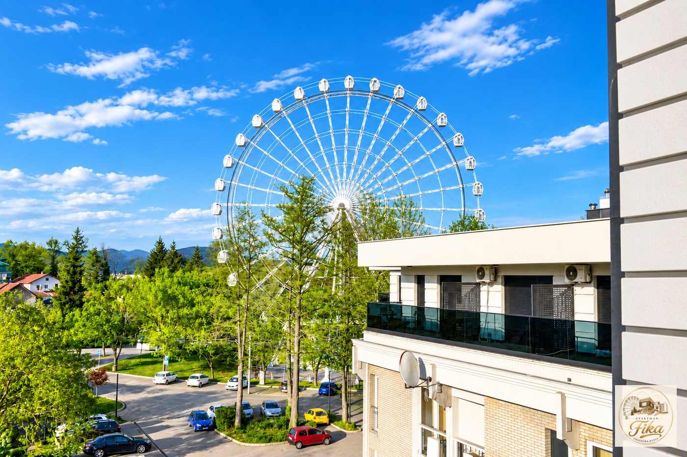 Panoramski točak – pogled iz apartmana